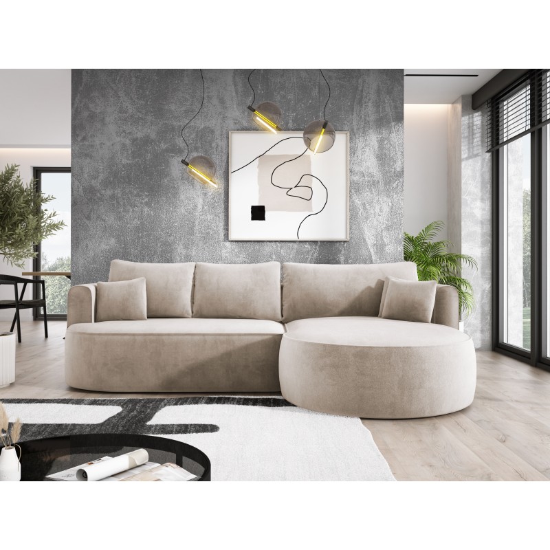 Fiore L Free-Standing Left-Sided Corner Sofa in Salvador 01 Fabric - Versailles Edition Fiore L Free-Standing Left-Sided Corner Sofa in Salvador 01 Fabric - Versailles Edition