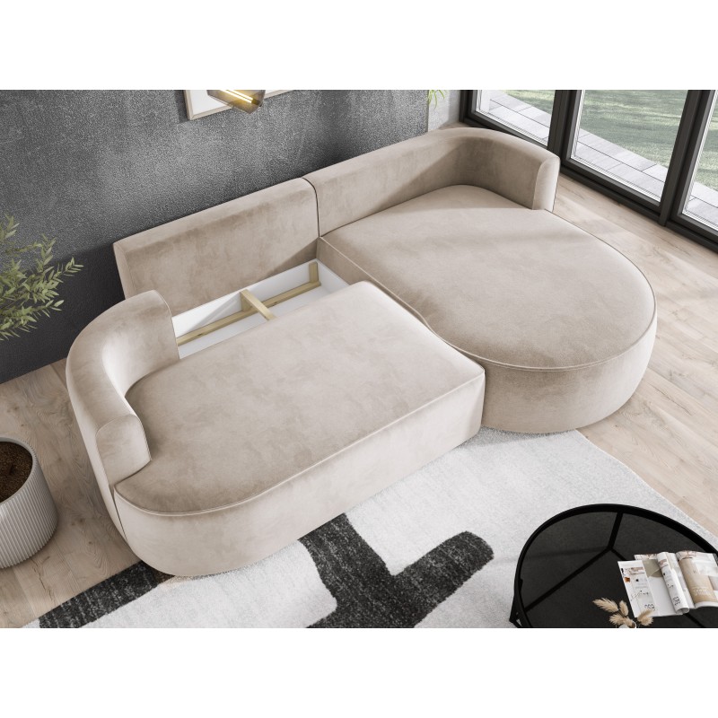 Fiore L Free-Standing Left-Sided Corner Sofa in Salvador 01 Fabric - Versailles Edition Fiore L Free-Standing Left-Sided Corner Sofa in Salvador 01 Fabric - Versailles Edition