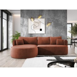 Fiore L Free-Standing Left-Handed Corner Sofa in Salvador 07 Fabric - Versailles Edition Fiore L Free-Standing Left-Handed Corner Sofa in Salvador 07 Fabric - Versailles Edition