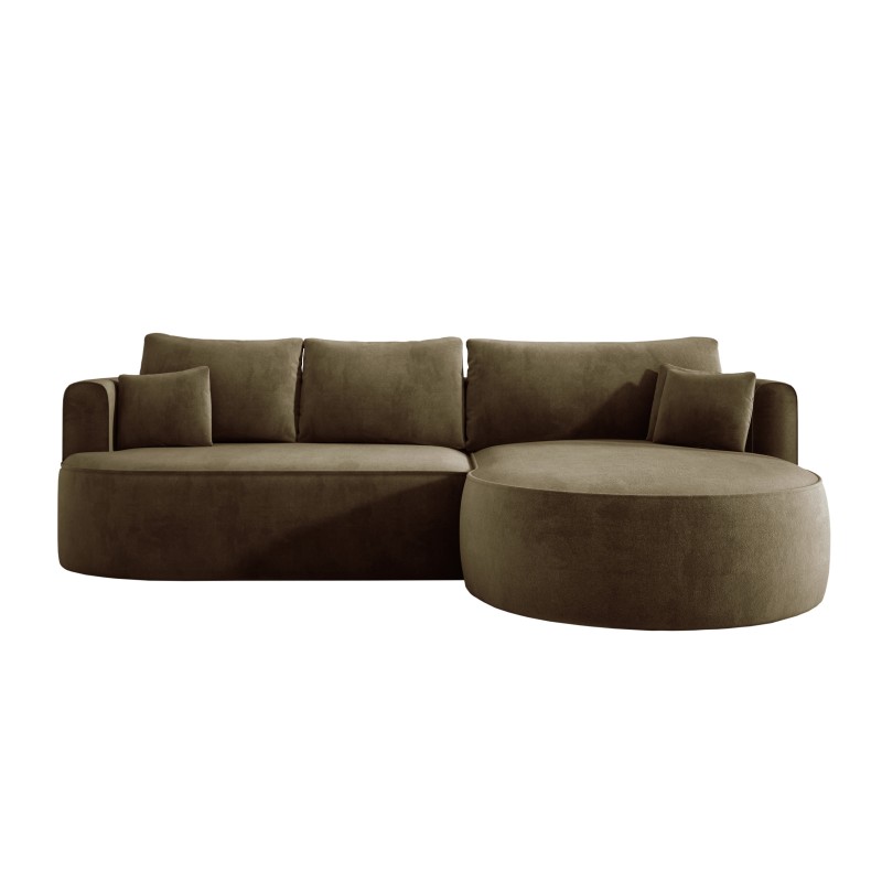 Fiore L Free-Standing Left-Handed Corner Sofa in Salvador 10 Fabric, Versailles Edition