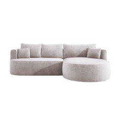 Fiore L Free-Standing Right-Handed Corner Sofa in Salvador 13 Fabric - Versailles Edition