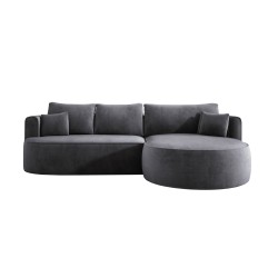 Fiore L Free-standing Right-Hand Corner Sofa in Salvador 15 Fabric - Versailles Collection