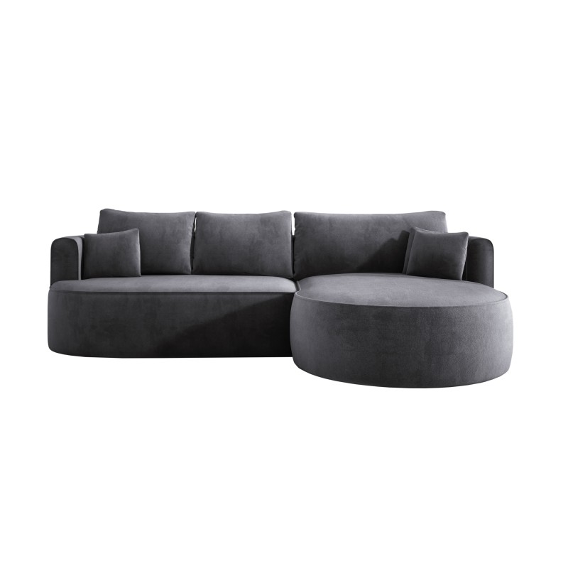 Fiore L Free-standing Right-Hand Corner Sofa in Salvador 15 Fabric - Versailles Collection