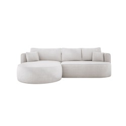 Fiore L Free-Standing Right-Handed Corner Sofa in Memphis 02 Fabric by Wersal
