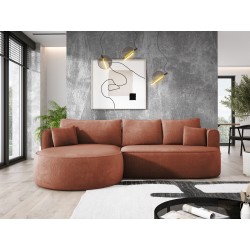 Fiore L Free-Standing Right-Sided Corner Sofa in Memphis 09 Fabric - Versailles Edition Fiore L Free-Standing Right-Sided Corner Sofa in Memphis 09 Fabric - Versailles Edition