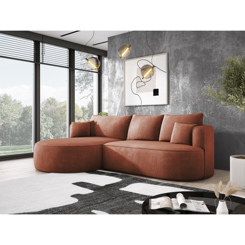 Fiore L Free-Standing Right-Sided Corner Sofa in Memphis 09 Fabric - Versailles Edition Fiore L Free-Standing Right-Sided Corner Sofa in Memphis 09 Fabric - Versailles Edition