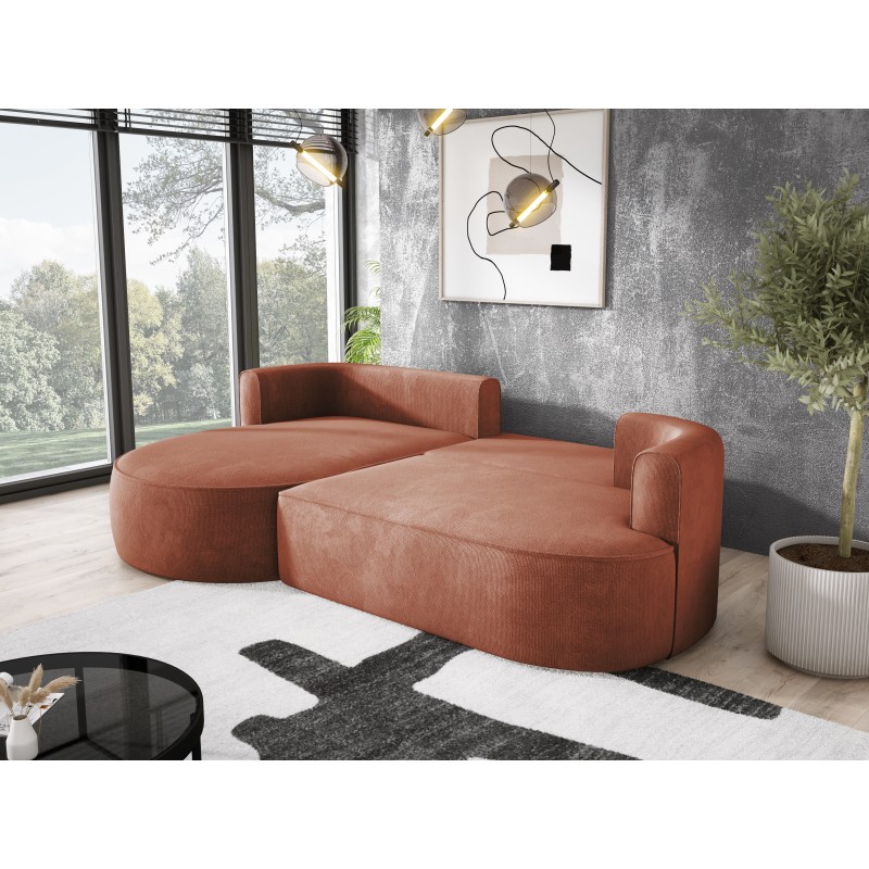 Fiore L Free-Standing Right-Sided Corner Sofa in Memphis 09 Fabric - Versailles Edition Fiore L Free-Standing Right-Sided Corner Sofa in Memphis 09 Fabric - Versailles Edition