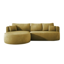 Fiore L Free-Standing Right-Handed Corner Sofa in Memphis 10 Fabric by Wersal