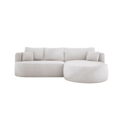 Fiore L Free-standing Right-Sided Corner Sofa in Memphis 02 Fabric by WERSAL