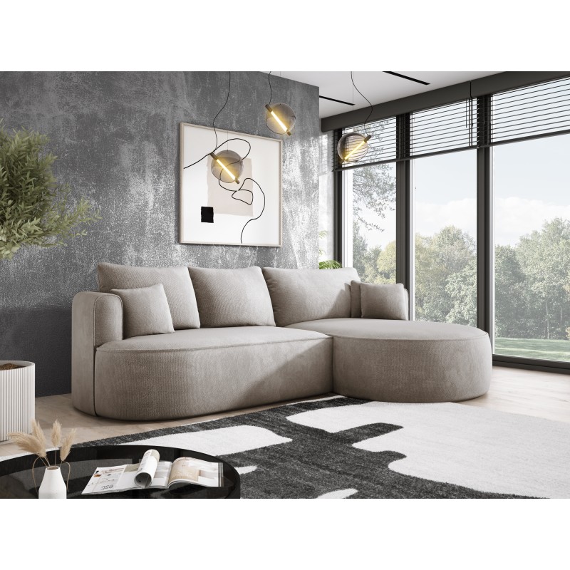 FIORE L Corner Standalone Left-Facing Fabric Sofa in Memphis 05 Versailles FIORE L Corner Standalone Left-Facing Fabric Sofa in Memphis 05 Versailles