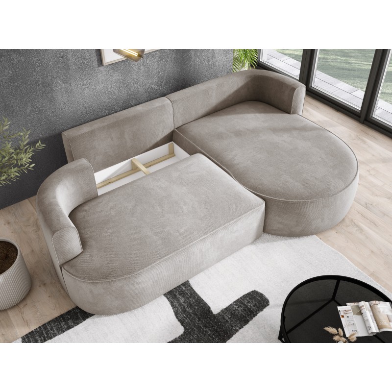 FIORE L Corner Standalone Left-Facing Fabric Sofa in Memphis 05 Versailles FIORE L Corner Standalone Left-Facing Fabric Sofa in Memphis 05 Versailles