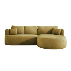 Fiore L Free-Standing Left-Sided Corner Sofa in Memphis 10 Fabric - Versailles Edition