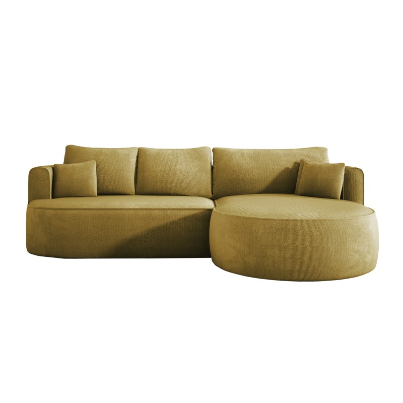 Fiore L Free-Standing Left-Sided Corner Sofa in Memphis 10 Fabric - Versailles Edition