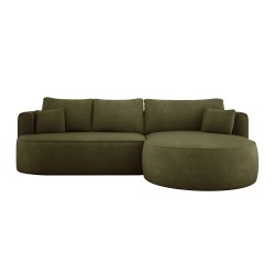 Fiore L Free-Standing Left-Hand Fabric Corner Sofa in Memphis 11 Versailles