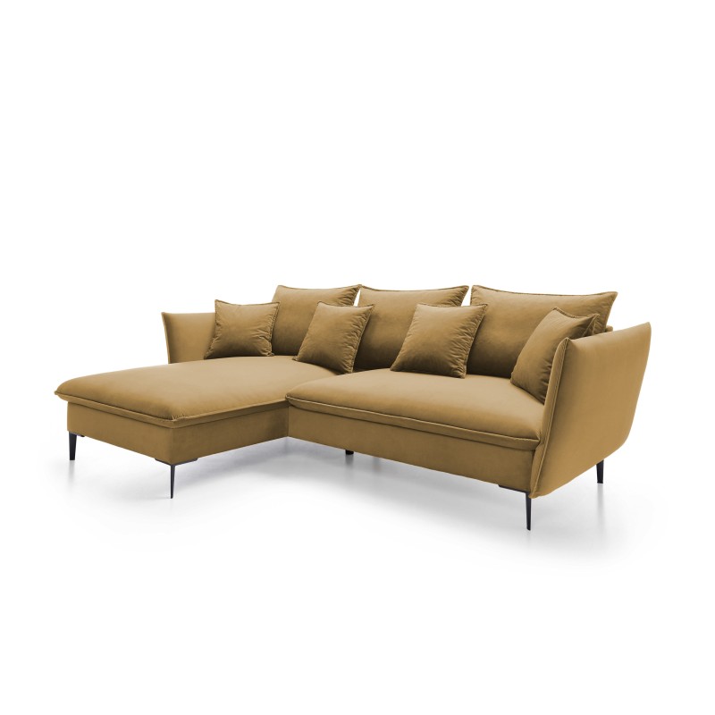 "GLOSS Left-Handed Corner Sofa Bed with Free-Standing Cushion Set in RIVIERA 61 Burgundy Fabric" "GLOSS Left-Handed Corner Sofa Bed with Free-Standing Cushion Set in RIVIERA 61 Burgundy Fabric"
