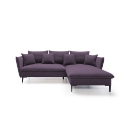 GLOSS Right-Hand Corner Sofa Bed with Standalone Cushion Set, RIVIERA 76 Mint Fabric