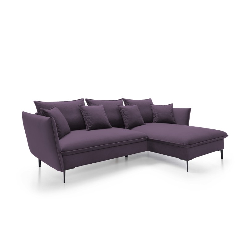 GLOSS Right-Hand Corner Sofa Bed with Standalone Cushion Set, RIVIERA 76 Mint Fabric GLOSS Right-Hand Corner Sofa Bed with Standalone Cushion Set, RIVIERA 76 Mint Fabric