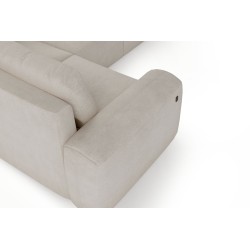 Narożnik Monaco II z funkcją spania w tkaninie Welur, Velo 627 - elegancja i funkcjonalność w jednym Narożnik Monaco II z funkcją spania w tkaninie Welur, Velo 627 - elegancja i funkcjonalność w jednym