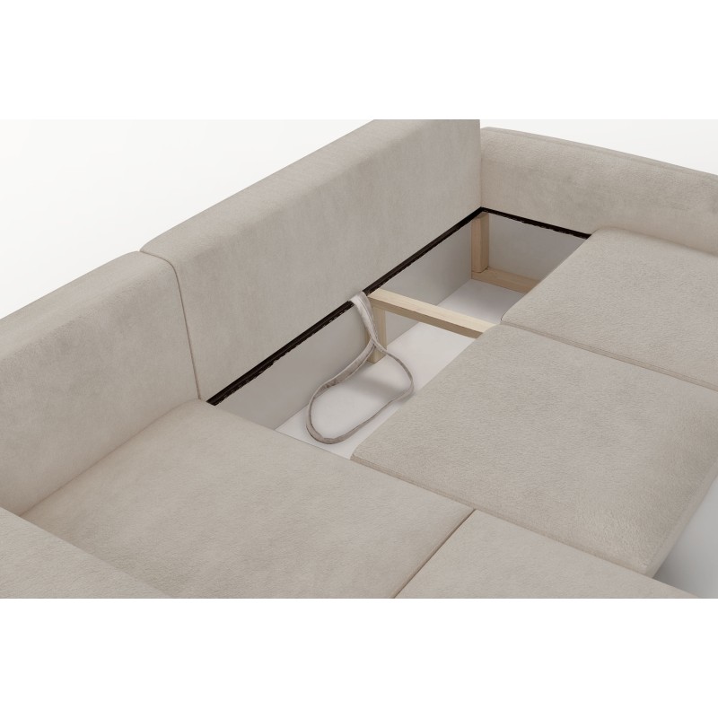 Narożnik Monaco II z funkcją spania w tkaninie Welur, Velo 627 - elegancja i funkcjonalność w jednym Narożnik Monaco II z funkcją spania w tkaninie Welur, Velo 627 - elegancja i funkcjonalność w jednym