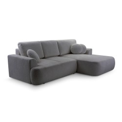 VELO L-Shaped Corner Sofa with Sleep Function | Coral 50 Fabric | Stork Furniture