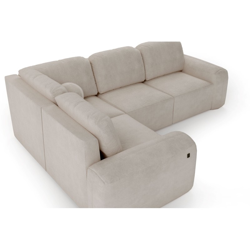 Narożnik Monaco II z funkcją spania w tkaninie Welur, Velo 627 - elegancja i funkcjonalność w jednym Narożnik Monaco II z funkcją spania w tkaninie Welur, Velo 627 - elegancja i funkcjonalność w jednym