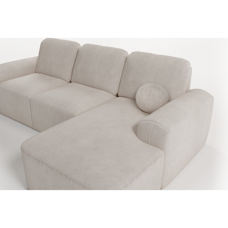 Elegant Monaco I Corner Sofa with Sleeping Function, Upholstered in Velvet Fabric, Velo 635 Elegant Monaco I Corner Sofa with Sleeping Function, Upholstered in Velvet Fabric, Velo 635