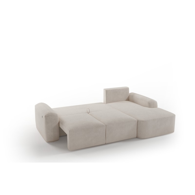 Elegant Monaco I Corner Sofa with Sleeping Function, Upholstered in Velvet Fabric, Velo 635 Elegant Monaco I Corner Sofa with Sleeping Function, Upholstered in Velvet Fabric, Velo 635