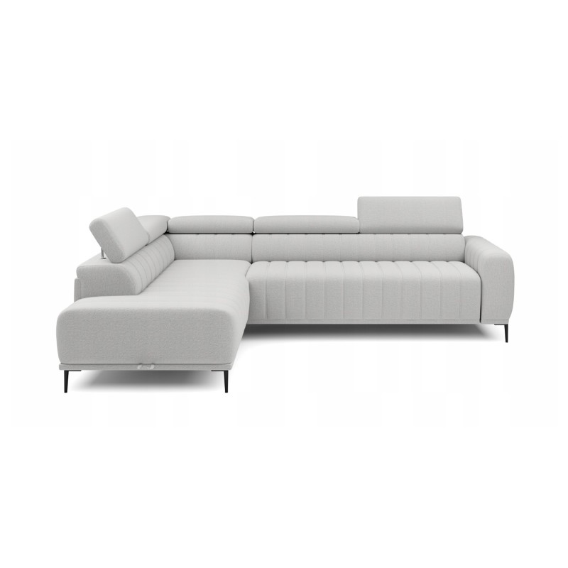 GANDI 120 Left-Handed Corner Sofa with Italian Mattress System, Salvador 13 Ash Grey Variant by WERSAL GANDI 120 Left-Handed Corner Sofa with Italian Mattress System, Salvador 13 Ash Grey Variant by WERSAL