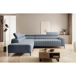 GANDI 120 Left-Handed Corner Sofa with Italian Mattress System, Salvador 14 Grey by WERSAL GANDI 120 Left-Handed Corner Sofa with Italian Mattress System, Salvador 14 Grey by WERSAL
