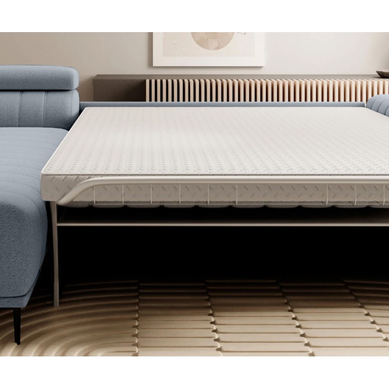 GANDI 120 Left-Handed Corner Sofa with Italian Mattress System, Salvador 14 Grey by WERSAL GANDI 120 Left-Handed Corner Sofa with Italian Mattress System, Salvador 14 Grey by WERSAL