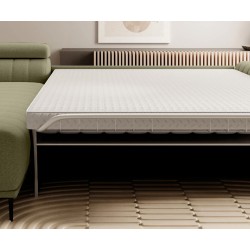 GANDI 140 Right-Hand Corner Sofa with Italian Mattress System, Salvador 10 Green, by WERSAL GANDI 140 Right-Hand Corner Sofa with Italian Mattress System, Salvador 10 Green, by WERSAL