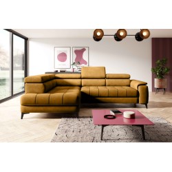 CHIVAS L Left-Handed Corner Sofa with Electric Seat Adjustment, Freestanding Fabric Element 08 VERSAILLES CHIVAS L Left-Handed Corner Sofa with Electric Seat Adjustment, Freestanding Fabric Element 08 VERSAILLES