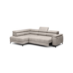 CHIVAS L Left-Side Corner Sofa with Electric Seat Adjustment, Freestanding Fabric Element 17 VERSAILLES CHIVAS L Left-Side Corner Sofa with Electric Seat Adjustment, Freestanding Fabric Element 17 VERSAILLES