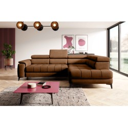 CHIVAS L Right-Handed Corner Sofa with Electric Seat Adjustment, Freestanding, Fabric Element 07 VERSAILLES CHIVAS L Right-Handed Corner Sofa with Electric Seat Adjustment, Freestanding, Fabric Element 07 VERSAILLES