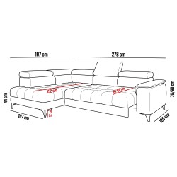 CHIVAS L Right-Sided Corner Sofa: Embrace Modern Luxury CHIVAS L Right-Sided Corner Sofa: Embrace Modern Luxury