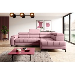 CHIVAS L Right-Hand Corner Sofa with Electric Seat Adjustment, Freestanding Fabric Element 24 VERSAILLES CHIVAS L Right-Hand Corner Sofa with Electric Seat Adjustment, Freestanding Fabric Element 24 VERSAILLES