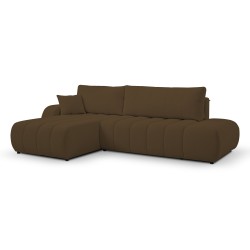BALOO Free-Standing Left Corner Sofa in LAMBI 07 Fabric