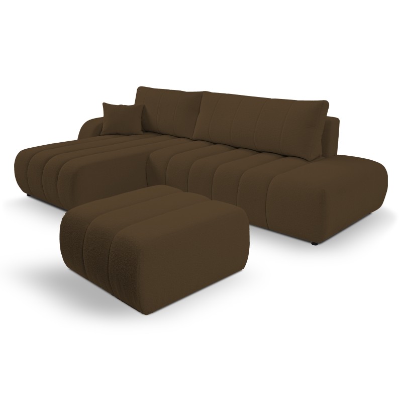 BALOO Free-Standing Left Corner Sofa in LAMBI 07 Fabric BALOO Free-Standing Left Corner Sofa in LAMBI 07 Fabric