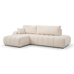 BALOO Free-Standing Left Corner Sofa in LAMBI 12 Fabric