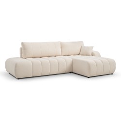 BALOO Right-hand Free-standing Corner Unit in LAMBI 08 Fabric
