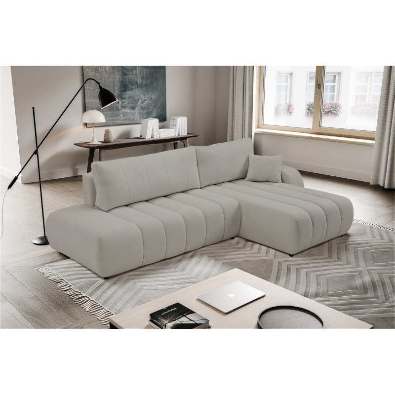BALOO Free-Standing Right Corner Sofa in LAMBI 13 Fabric BALOO Free-Standing Right Corner Sofa in LAMBI 13 Fabric