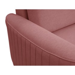 LAREN Modern Corner Sofa with Sleep Function, Bedding Storage, Plastic Legs, Left Side, BURGUND, 251x251x85 cm LAREN Modern Corner Sofa with Sleep Function, Bedding Storage, Plastic Legs, Left Side, BURGUND, 251x251x85 cm