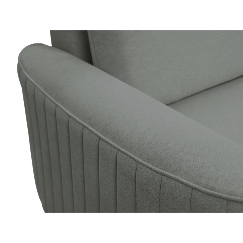 LAREN Modern Corner Sofa with Sleep Function, Bedding Storage, Plastic Legs, Left Side, DARK GRAY, 251x251x85 cm LAREN Modern Corner Sofa with Sleep Function, Bedding Storage, Plastic Legs, Left Side, DARK GRAY, 251x251x85 cm