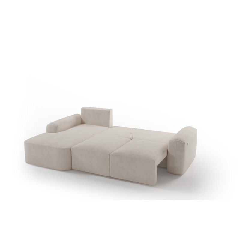 Elegant Monaco I Corner Sofa with Sleeping Function, Upholstered in Velvet Fabric, Velo 621 Elegant Monaco I Corner Sofa with Sleeping Function, Upholstered in Velvet Fabric, Velo 621