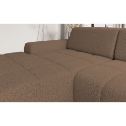 SAVIO Left-Handed Corner Sofa with Electric Adjustment in Free-Standing KANSAS 08 Cappuccino Fabric - WERSAL Edition SAVIO Left-Handed Corner Sofa with Electric Adjustment in Free-Standing KANSAS 08 Cappuccino Fabric - WERSAL Edition