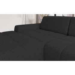 SAVIO Right-Handed Corner Sofa with Electric Adjustment, Free-Standing in Anthracite KANSAS 17 Fabric - VERSAILLES Edition SAVIO Right-Handed Corner Sofa with Electric Adjustment, Free-Standing in Anthracite KANSAS 17 Fabric - VERSAILLES Edition