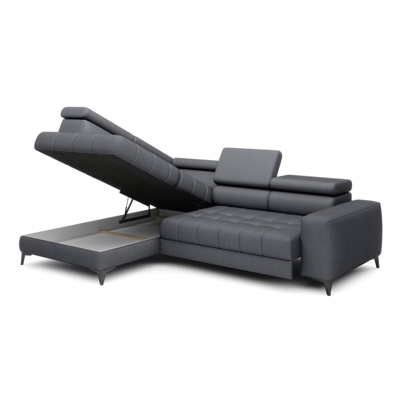 Baggio Left-Hand Corner Sofa with Sleep Function - The Epitome of Elegance, Functionality and Comfort Baggio Left-Hand Corner Sofa with Sleep Function - The Epitome of Elegance, Functionality and Comfort