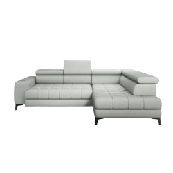 Baggio Right-Hand Corner Sofa with Sleep Function, Ash Grey