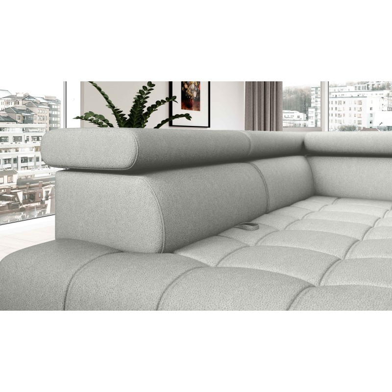 Baggio Right-Hand Corner Sofa with Sleep Function, Ash Grey Baggio Right-Hand Corner Sofa with Sleep Function, Ash Grey