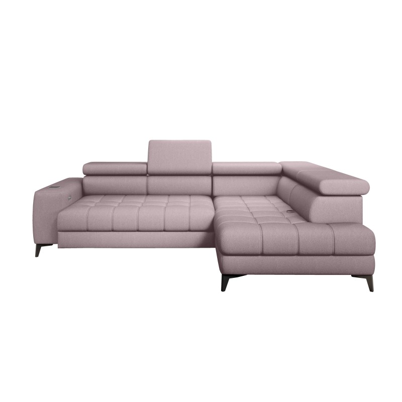 Baggio Right-Hand Corner Sofa - Versailles Edition in Letto 60 Powder Pink Fabric Baggio Right-Hand Corner Sofa - Versailles Edition in Letto 60 Powder Pink Fabric